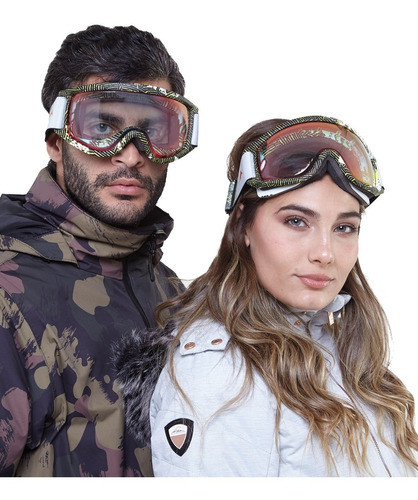 Antiparras Unisex Flex Policarbonato Montagne Ski Snowboard Proteccion Uv Doble Lente Antiniebla 0