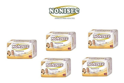 Apósitos Nonisec Incontinencia Leve Pack Por 100 U 0