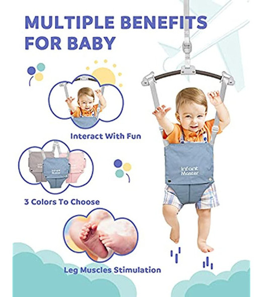 Jumper Para Puerta De Infant Master, Puente Johnny Con Bolsa 1 Jumper Para Puerta De Infant Master, Puente Johnny Con Bolsa 1
