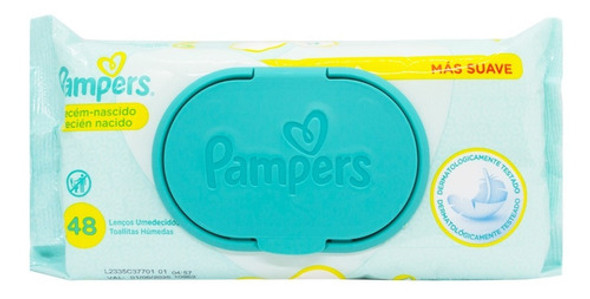 Pampers X3 Toallitas Húmedas Bebés Recién Nacidos Suave 6c 1