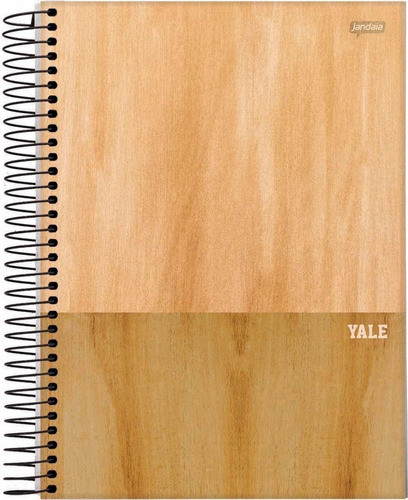 Kit 4 Cadernos Capa Dura Espiral 10 Matérias 200 Folhas Yale 1