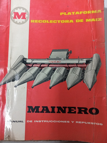 Manual Cosechadora Plataforma Mainero 0