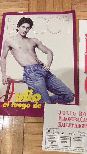Programa Colecc Julio Bocca Eleonora Cassano Luna Park 1994 0