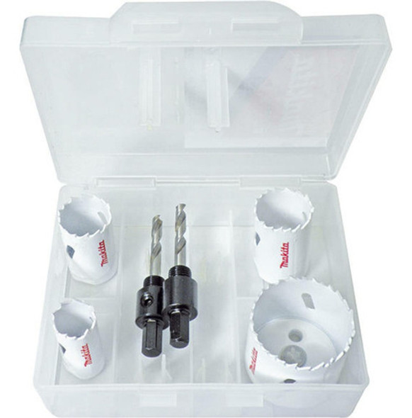 Juego Mechas Copa Makita 33657 Bimetalicas 4 Copas + 2 Adapt 0