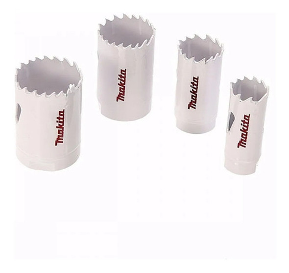 Juego Mechas Copa Makita 33657 Bimetalicas 4 Copas + 2 Adapt 1