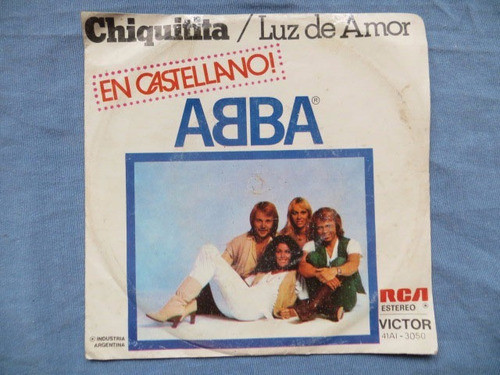 Abba Chiquitita + Luz De Amor Rca Victor  Vinilo Simple 0