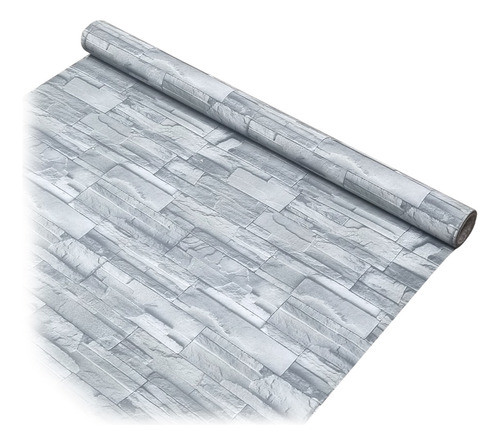Papel Adhesivo Empapelar Piedra Cocina Pared 122x5mts Atrix 0