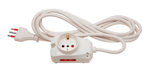 Alargue Zapatilla 1 Schuko+2modulares 3 Metros 0