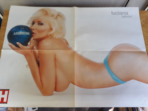 Poster Luciana Salazar Seleccion Nacional Revista Hombre 0