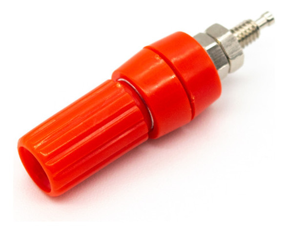 Bornera Banana Hembra Jack Binding Post 10a 250v Rojo 0