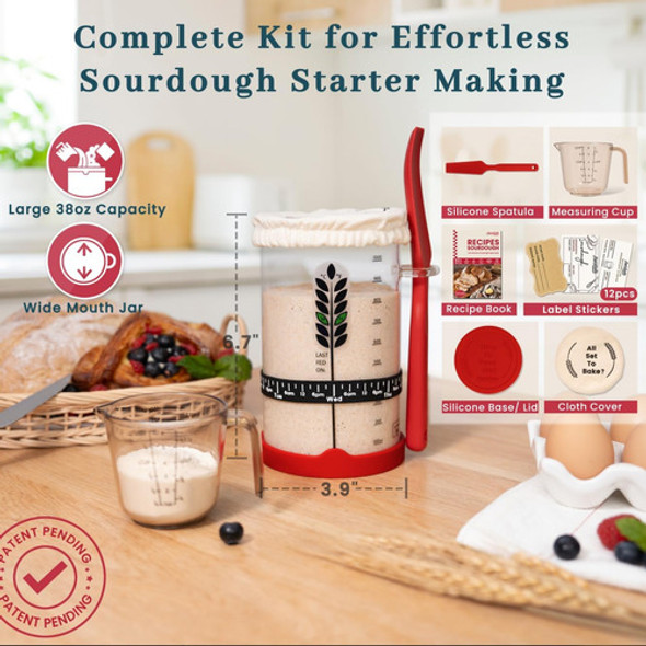 Kit De Masa Madre Sourdough 108 Litros Con Recetario 1 Kit De Masa Madre Sourdough 108 Litros Con Recetario 1