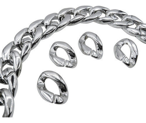 70u Eslabon Cadena Plastica Accesorio Bijou Sujetador Lent 0