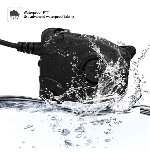 Fone De Ouvido K Head Military Waterproof Ptt Adapter Walkie 1