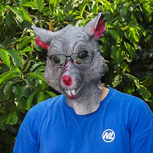 Máscara De Cabeza De Rata Cicatriz, Máscara De 1