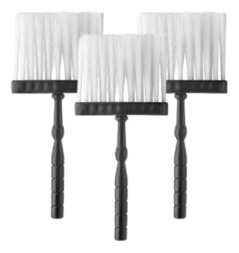 Kit 3 Espanador Pincel Barba E Cabelos Vassourinha Macia 0