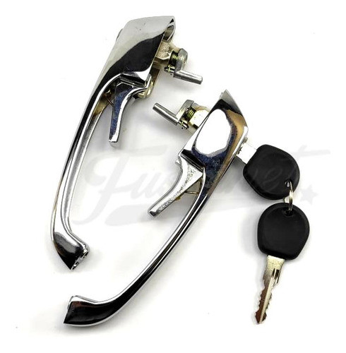 Vw Kit Manijas Kombi /75.. Cromada Misma Llave 0