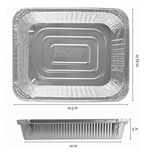 Bandejas De Papel De Aluminio Desechables De 9 X 13 De Plast 1