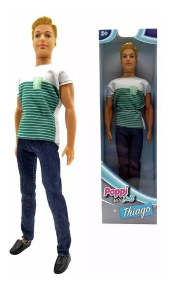 Muñeco Articulado Thiago 29 Cm Novio Kiara Doll Poppi 1