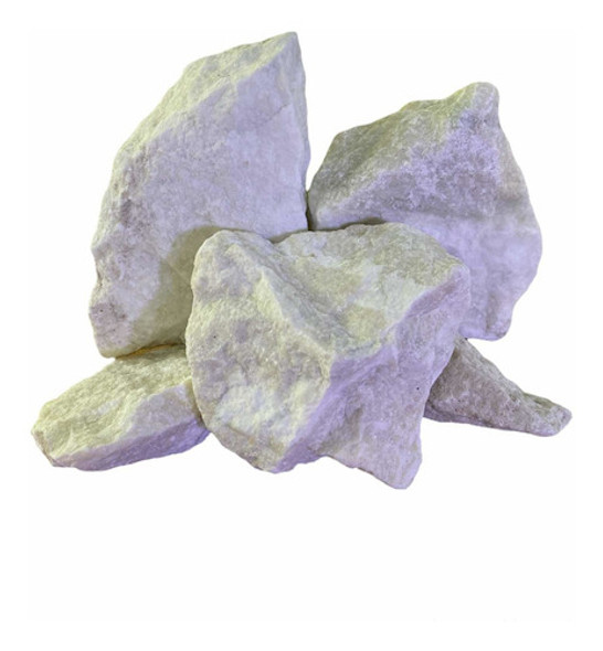 Rocas Piedras Blanca Adorno Decoración Pecera Acuario X 5 Kg 0