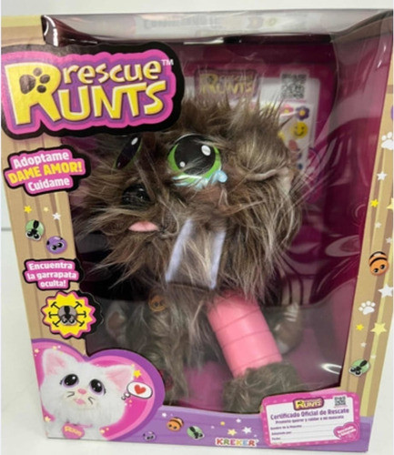 Peluche Gande Perrito Griffin  Rescue Runts Original Kreker 1