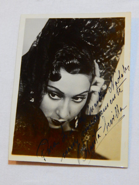 Fotografia Firmada Anita Sevilla 0