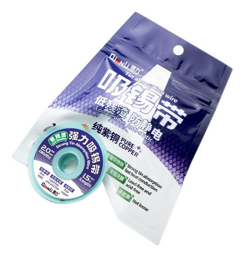 Alambre De Absorcion De Estaño De Cobre Puro 2.0 Mm Qianli 0