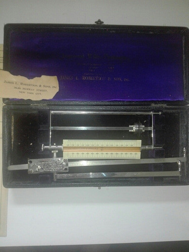 Antiguo Planimetro Marca Willis   Con  Estuche Y Manuales 0