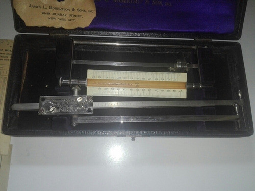 Antiguo Planimetro Marca Willis   Con  Estuche Y Manuales 1