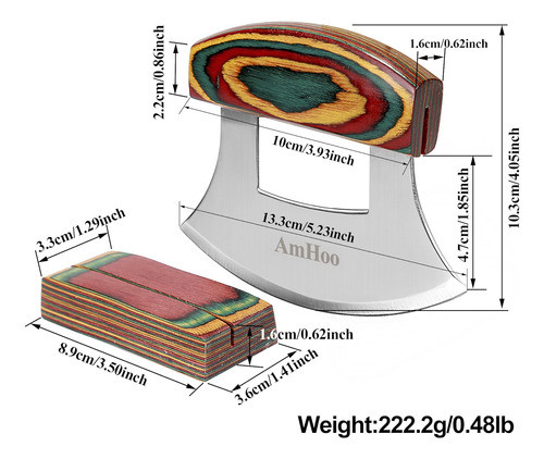 Cortador Pizza  Profesional Acero Inoxidable Cocina Ensalada 1