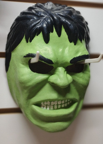 Mascara  Latex Tipo Hulk Hombre Verde Halloween Fiesta 1