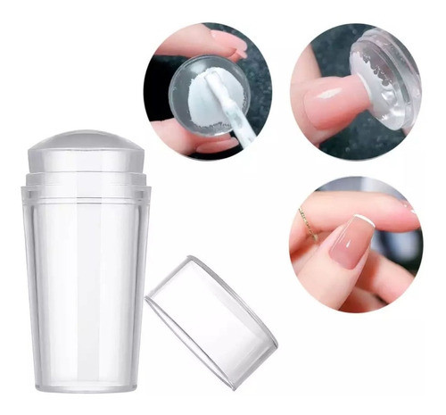 Carimbo De Unha P/francesinha Silicone Transparente 0