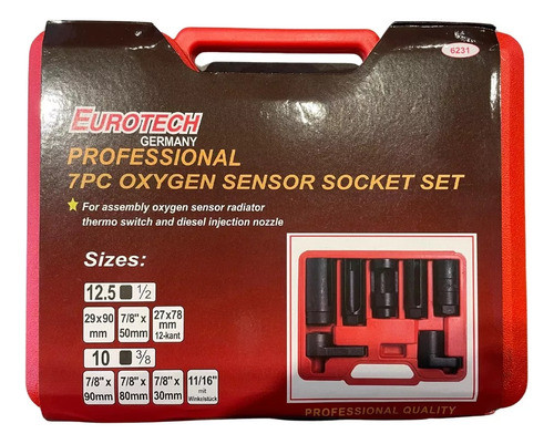 Montaje De Sensores De Oxígeno De 7 Piezas Eurotech 0