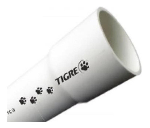 Caño Tubo Pvc 200mm X 4mmx4mt Cloacal Sello Iram Junta Pegar 0