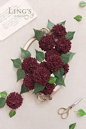Lings Moment - Flores Artificiales De Aspecto Real Con Tallo 1