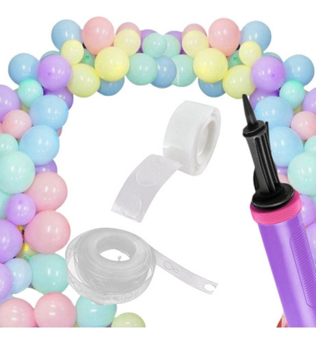 Kit Combo Arco Inflador Deco Globos Cumpleaños 0