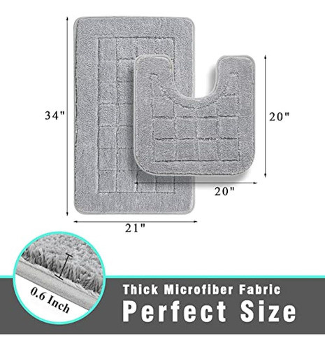 Juego De Alfombrillas De Baño Hebe Alfombrilla De Baño De Mi 1