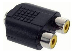 Enchufe De Jack Hembra 3,5 Mm A 2 Rca Hembra Rca Adaptador 1