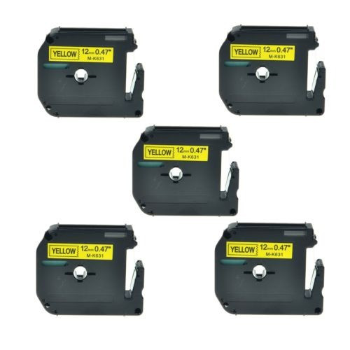 Estados Unidos 5pk Stock Mk631 K631 M Negro Sobre Amarillo E 0