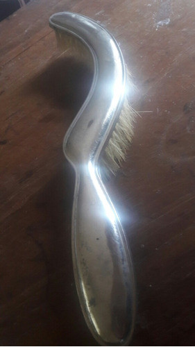 Antiguo Cepillo Miguero Cerdas Platina, Sano. 0
