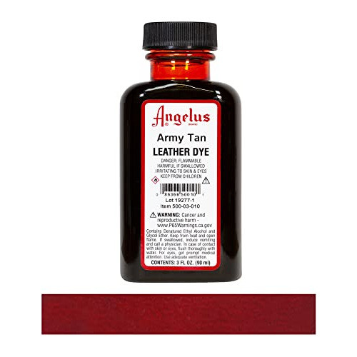 Tinte Para Cuero Angelus - Zapatos Bolsos Etc - Army Tan 1