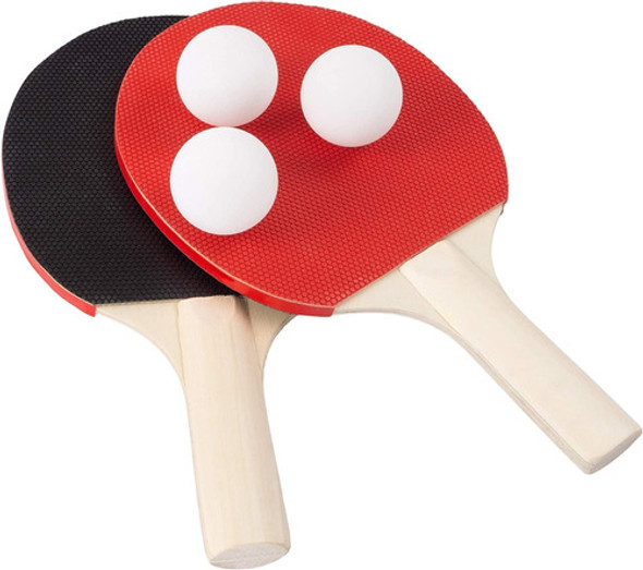 Set Paletas De Ping Pong Con 2 + 3 Pelotas Semi Profesional 0