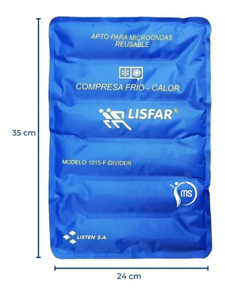 Lisfar Compresa Gel Frio/calor Reforzada Extra Grande 1