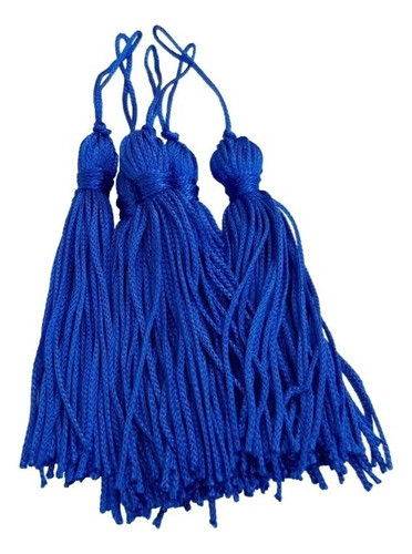 Franjas De Seda Tassel Pinjentes - 100 Unidades Azul 1