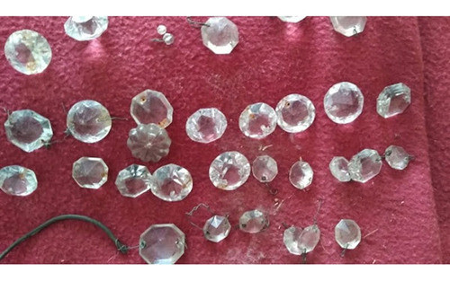 Botones Caireles Cristal Para Arañas Distintos Lote X 10 1