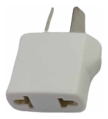 Ficha Adaptadora 110 - 220  Patas Oblicuas Blanco 1