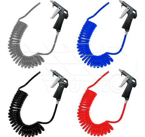 2 Mangueira Espiral C Bico Para Limpeza Em Cabines Caminhão 1