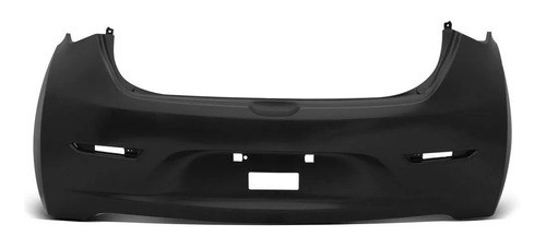 Parachoque Traseiro Hb20 Hatch 2013 2014 2015 Preto Liso 1