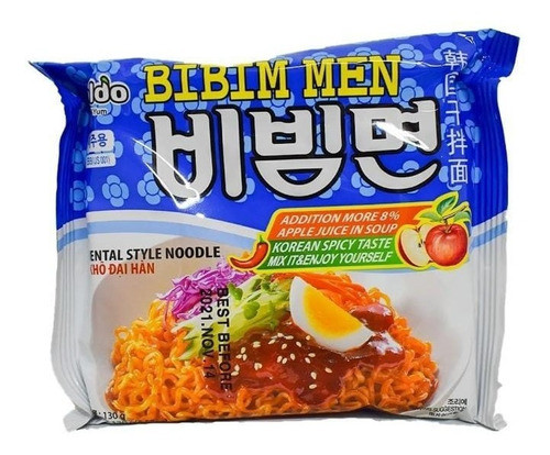 Fideos Instantáneos - Paldo Bibim Men - 120 Gr. Origen Corea 0