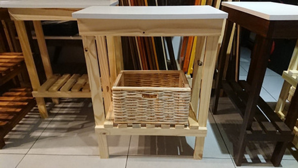 Mesa Auxiliar Cocina 60x30  - 1 Estante, Sin Tonalizar!! 1