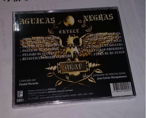 Chycle - Aguilas Negras Olaf Cd Nuevo Sellado Kktus 1